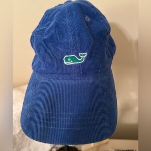 Vineyard Vines Corduroy Hat. Blue w/green detail. Like new, one wear for a pic.